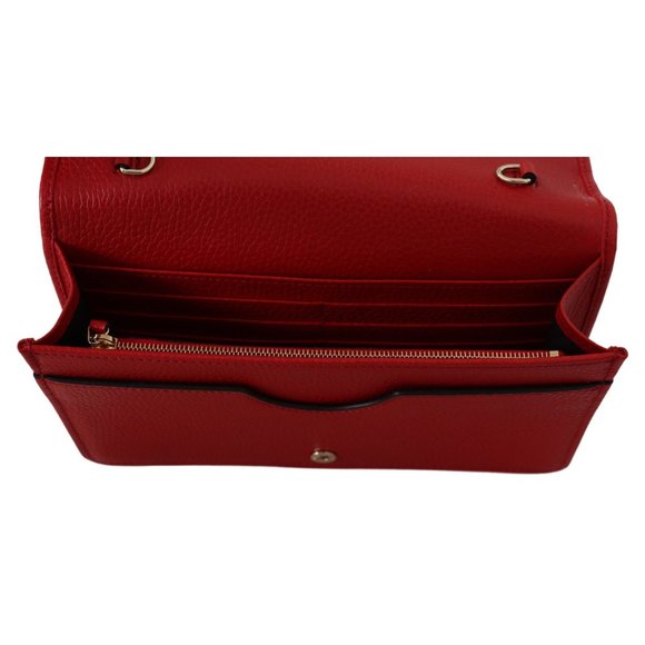 SOLD GUCCI Red Soho Leather Crossbody Bag - Picture 4 of 4